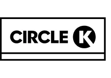 Circle K Logo in black outline box