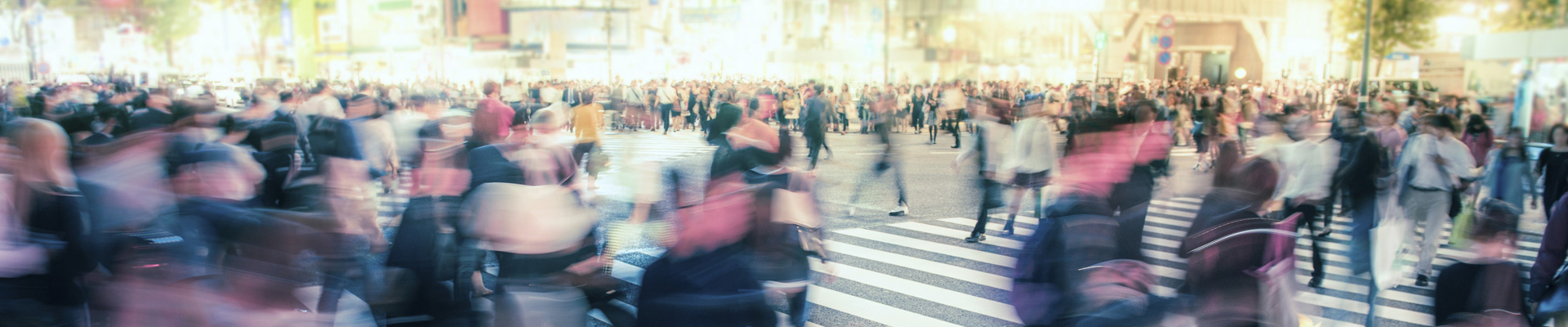 People on a cross walk