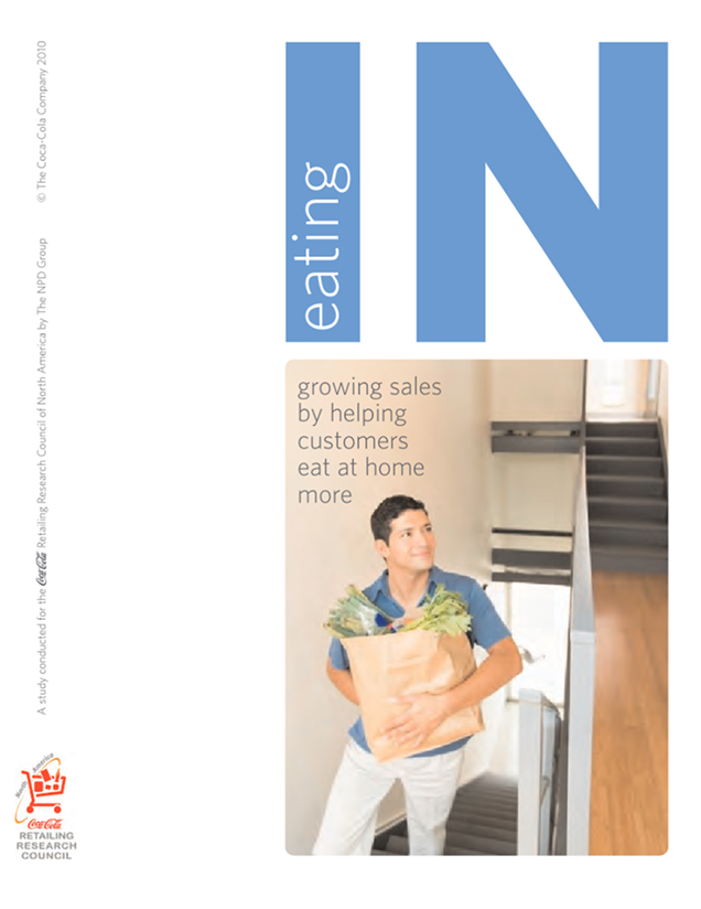 Eating In: Growing Sales by Helping Customers Eat at Home More, image of man with groceries