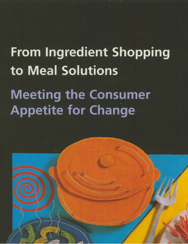 from ingredient shopping to meal solutions report cover with orange crock pot