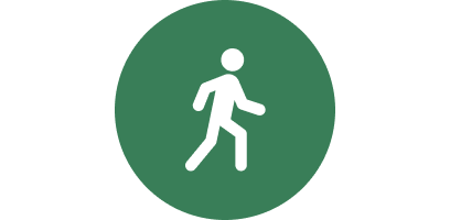 Person walking icon